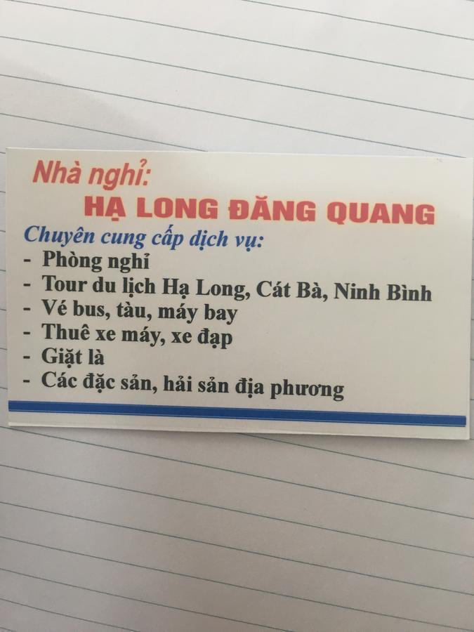 Dang Quang Guesthouse Ха Лонг Екстериор снимка